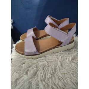 Miz Mooz	Mateo Purple Leather Sandals Strapy Size EU 38  US 7.5